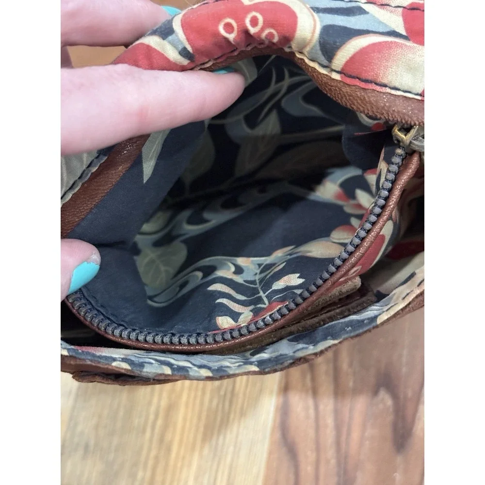 Lucky Brand Vintage ItalianLeather Boho Purse 10x7.5
